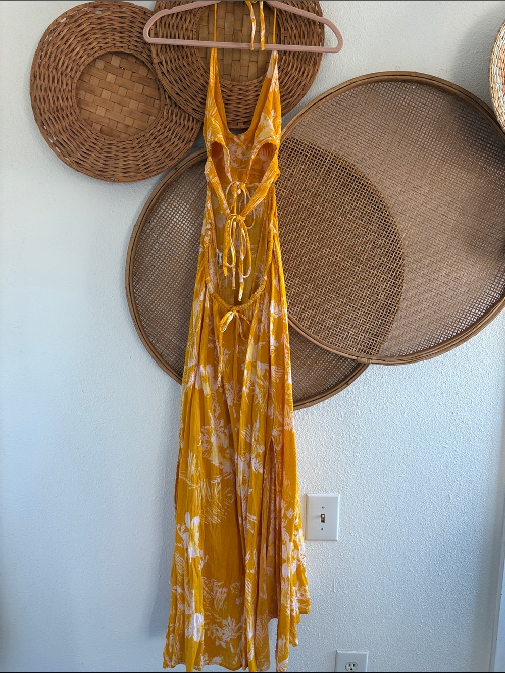 Free People Floral Maxi Dress - Lightweight Summer Sundress - Picture 7 of 7